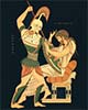 Orestes slays Agisthus (classic art print of men)