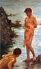 Bathing Group (classic male art print)
