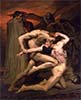 Dante and Virgil in Hell (classic male art print)