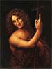 Da Vinci's Baptist (Christian portrait canvas print)