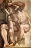 1510 Ignudo No. One by Michelangelo (classic print)