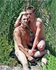 In the Canebrake (classic male nude art print)