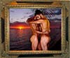 Holding At Sunset (classic male art print)