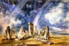 Stonehenge by John Constable (classic landscape  print)