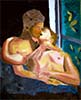 Young Love II by Troy Caperton (original art print)