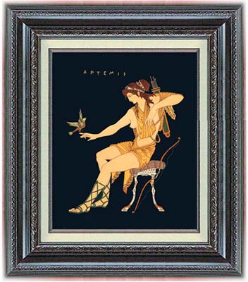 Artemis (female classic art print of the goddess)