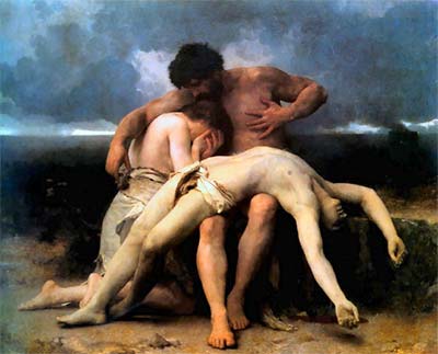 First Mourning by Adolphe Bouguereau (classic print)