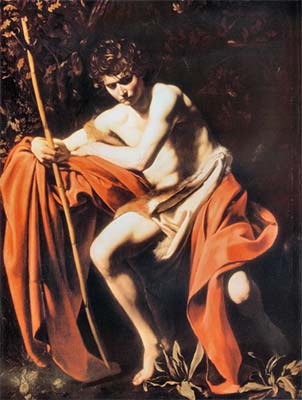 St. John the Baptist in the Wilderness (painting male)