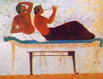 Diver Three (Ancient Greek painting male)