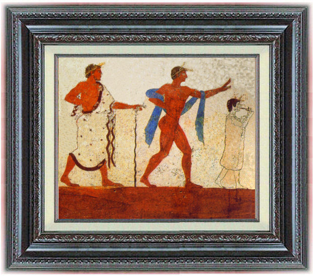 Diver Eight (Ancient Greek painting male)