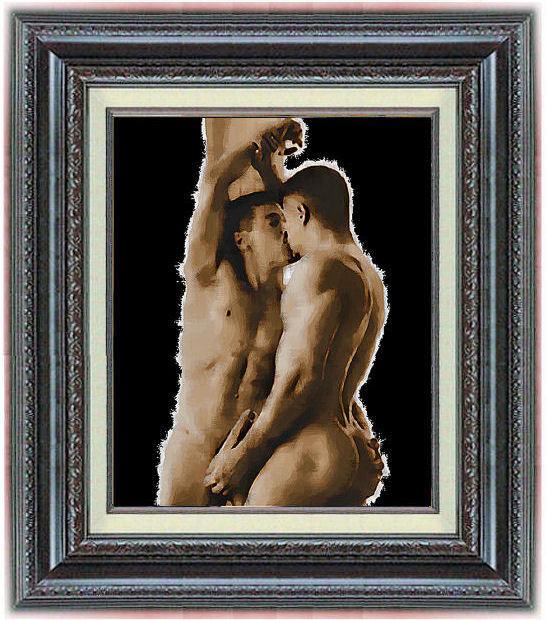 Take Me (artistic painting male print)