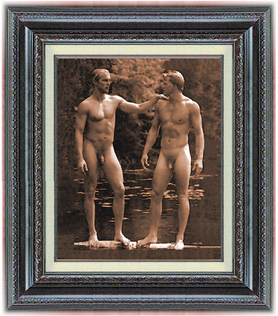 Trust Me (original nude male art print)