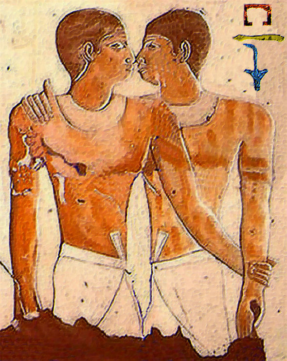 Niankhkhnum and Khnumhotep  (classic male art print)