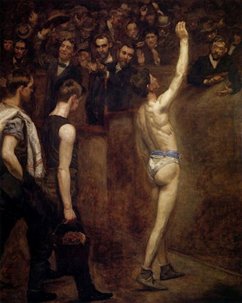 Salutat by Thomas Eakins (classic boxing print)